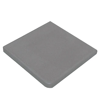 Trappeflis Hjørne Quarry Grå Matt 15x15 cm