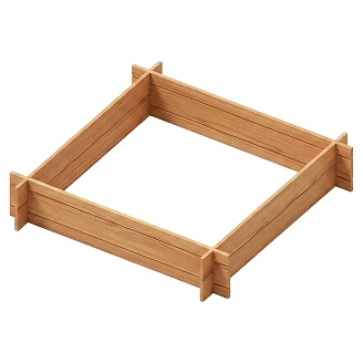 Plantekasse <strong>Cromwell</strong>  Tre 120x120 cm