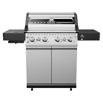 Köler Gassgrill <strong>Krone</strong>  S1 Sølvgrå, Svart 144x144x120 cm