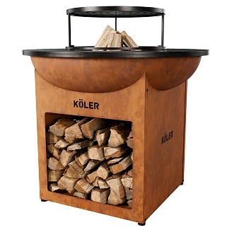 Köler Ildsted <strong>Herd</strong>  X0 Corten 44x44x78 cm
