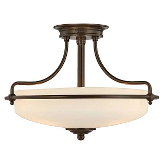 Quoizel Taklampe med Avstand <strong>Griffin</strong>  Bronse Ø 42 cm