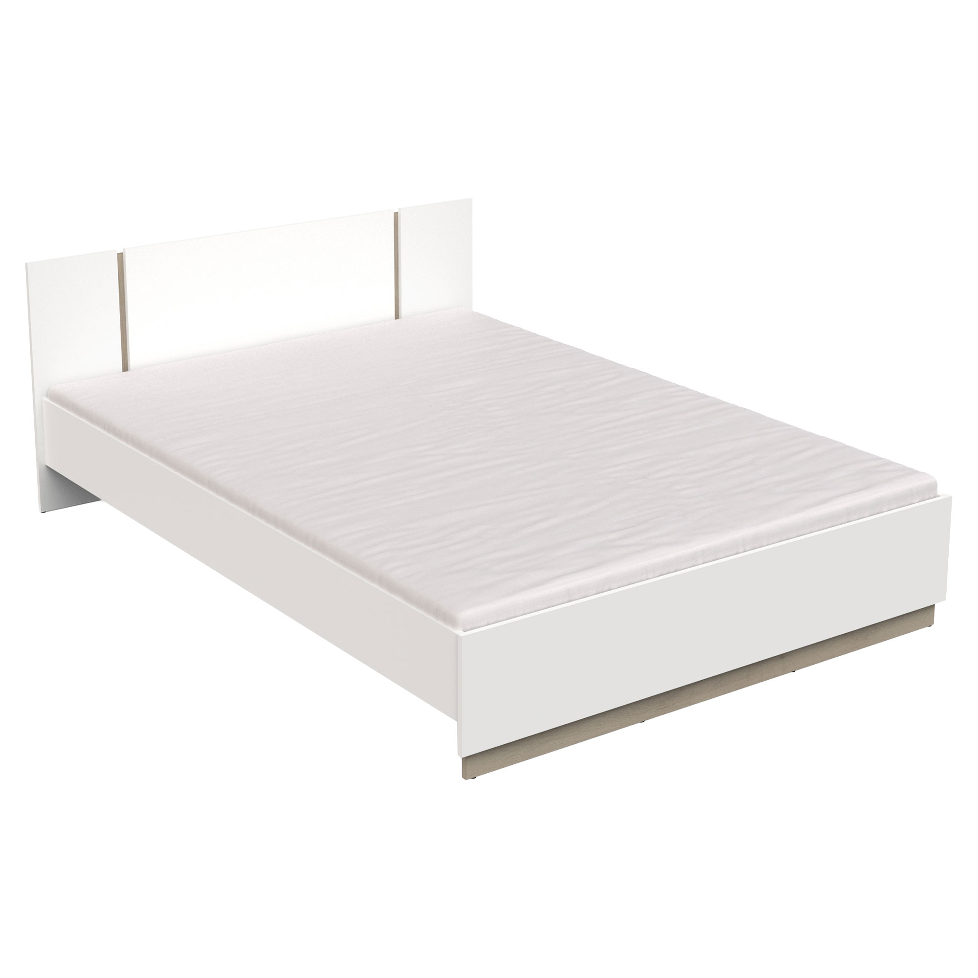 Seng Welton Hvit, Kronberg Eik 148x204 cm