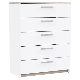 Kommode <strong>Welton</strong>  Hvit, Kronberg Eik 80x41 cm