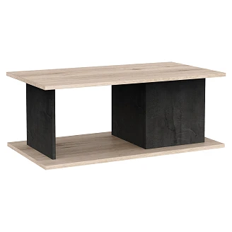 Sofabord <strong>Bellaris</strong>  Hamilton Eik, Hvit 91x50 cm