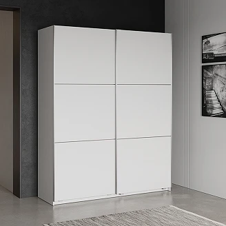 Garderobeskap Almara Hvit 180x60 cm