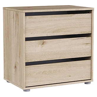 Kommode Bloxen Royal Eik, 3 Skuffer 60x40 cm