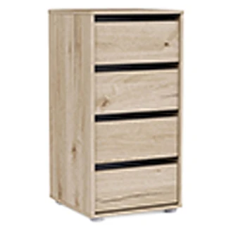 Kommode Bloxen Royal Eik, 4 Skuffer 39x40 cm
