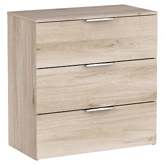 Kommode Skand Kronberg Eik, 3 Skuffer 80x41 cm