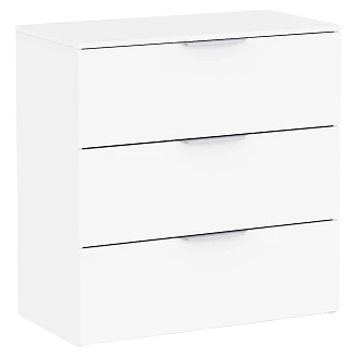 Kommode Skand Hvit, 3 Skuffer 80x41 cm