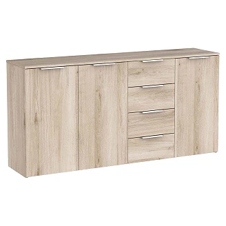 Skjenk Skand Kronberg Eik, 3 Dører, 4 Skuffer 159x37 cm