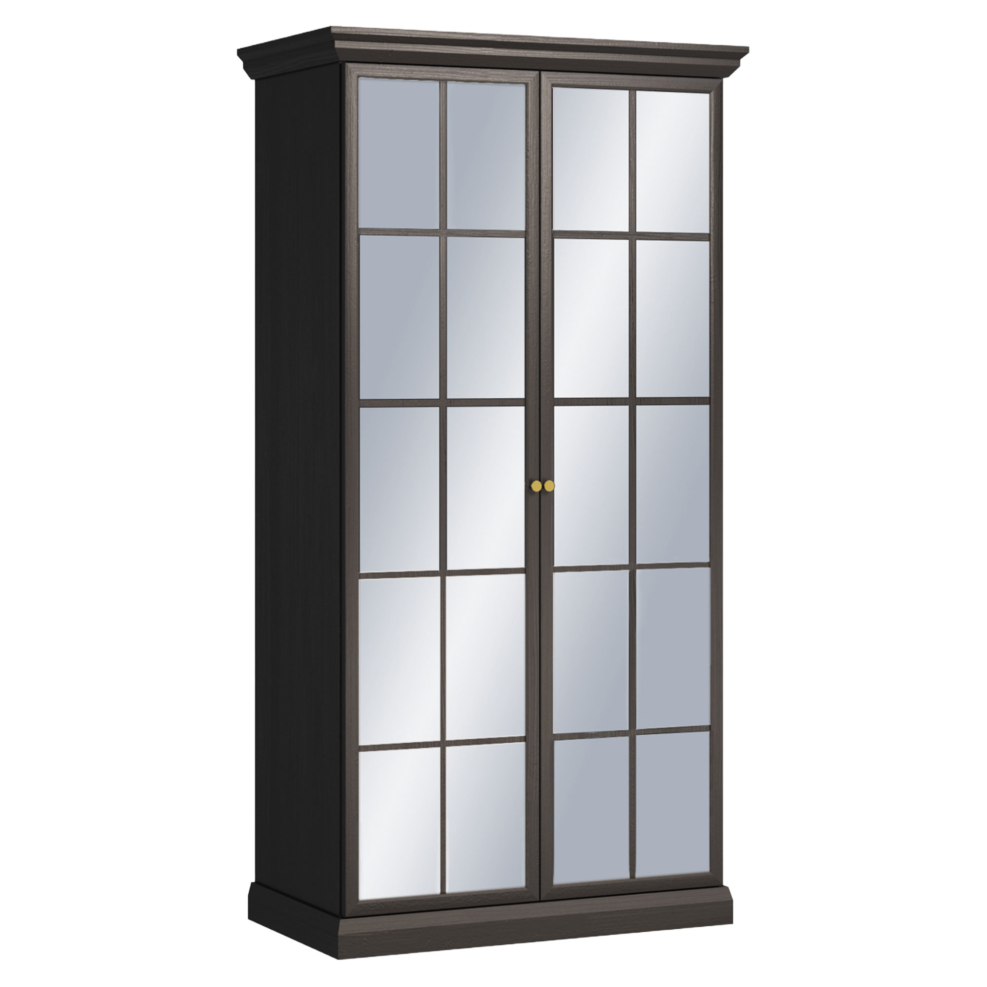 Garderobe Halma Svart Grafitt, Artisan Eik 55.5x102.5 cm