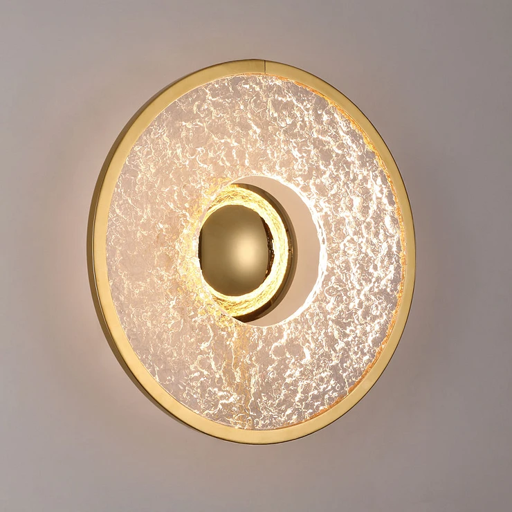 Vegg-/Loftlampe Luxora Gull