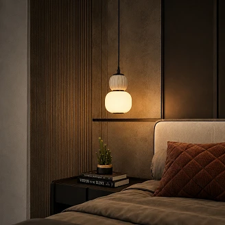 Hengende lampe <strong>Sveg</strong>  Svart, Grå