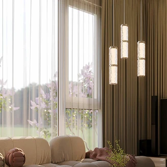 Hengende lampe <strong>Laxå</strong>  Krom Vertikal