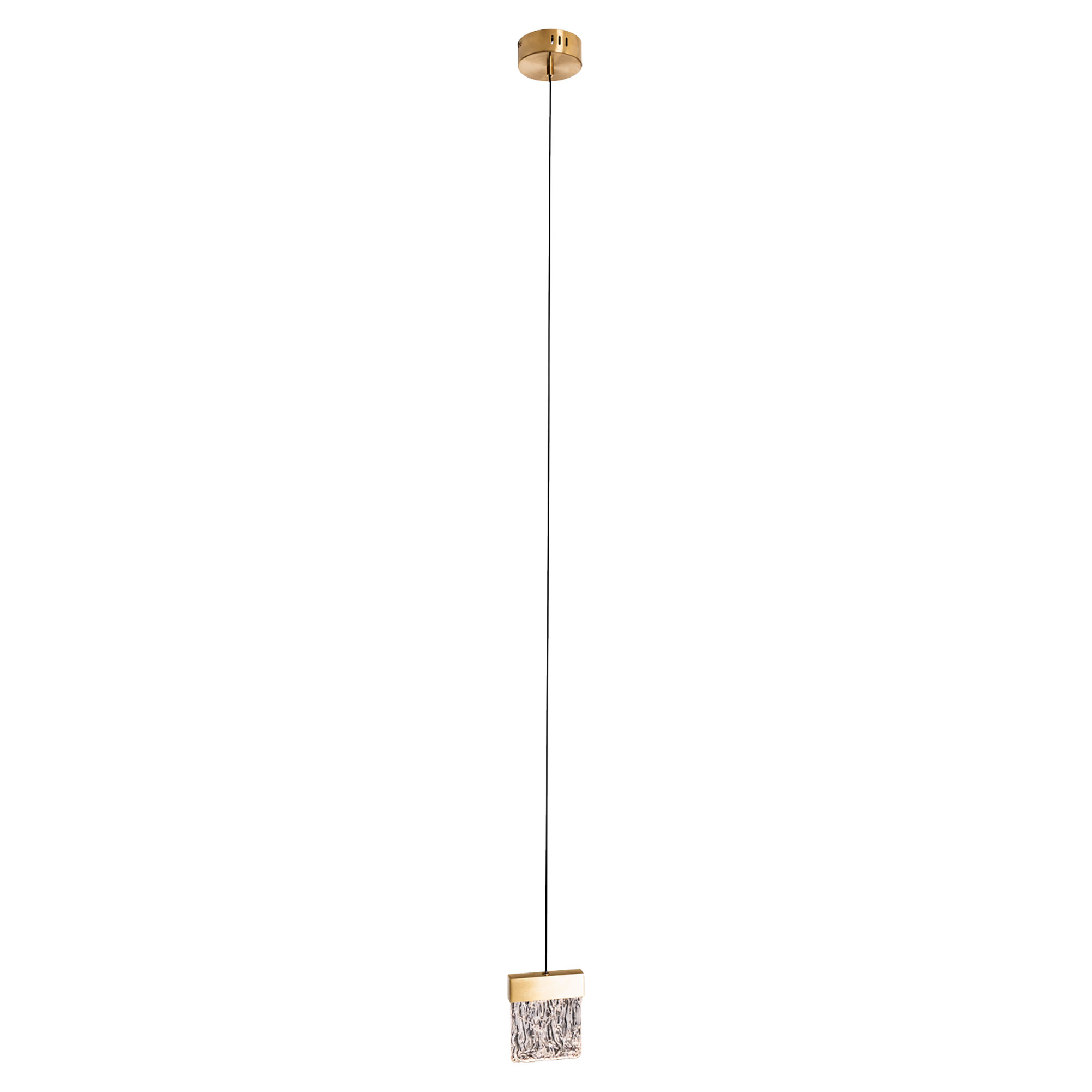 Hengende lampe Floda Polert Gull