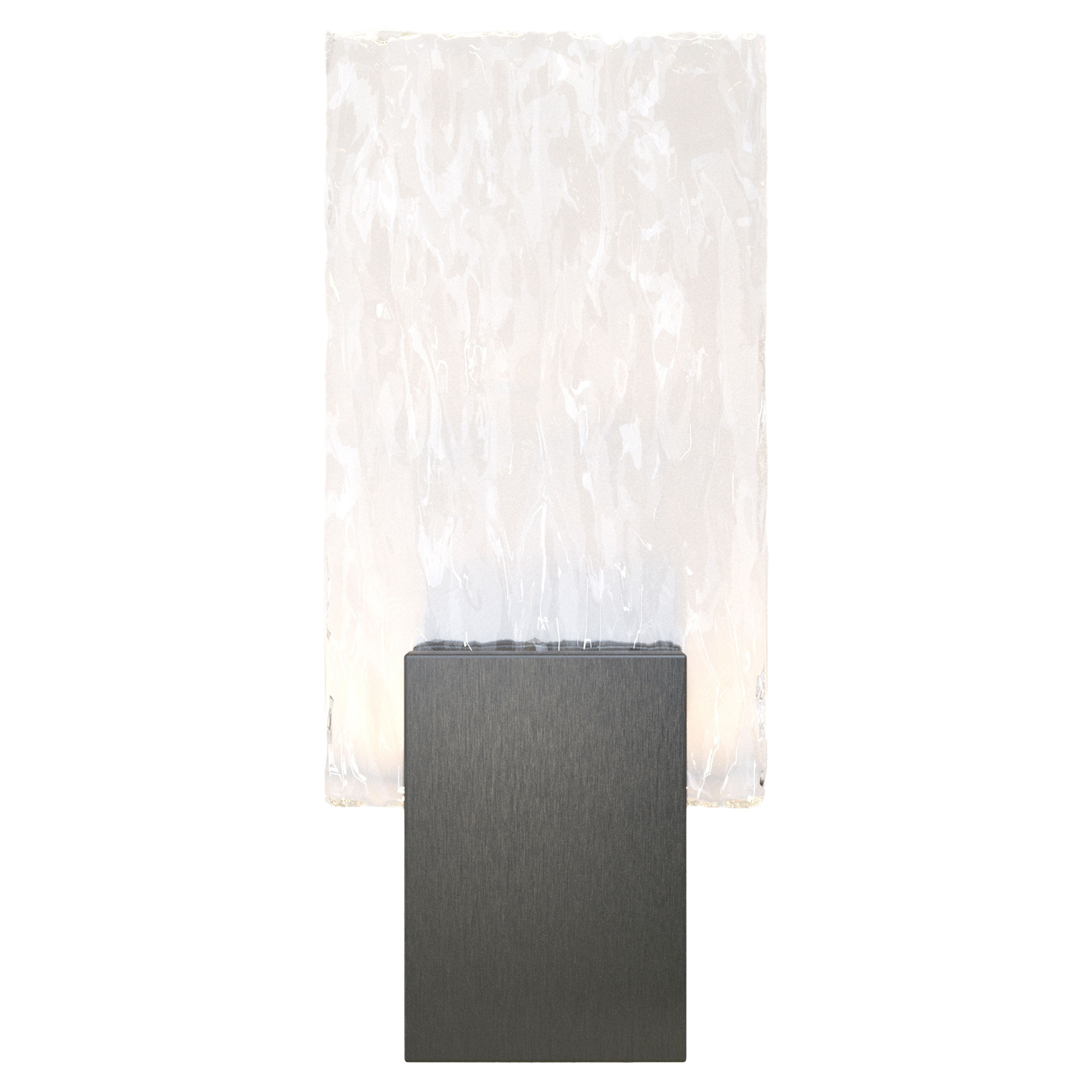 Vegglampe Floda Polert Svart