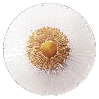 Vegglampe <strong>Positano</strong>  Transparent, Gull