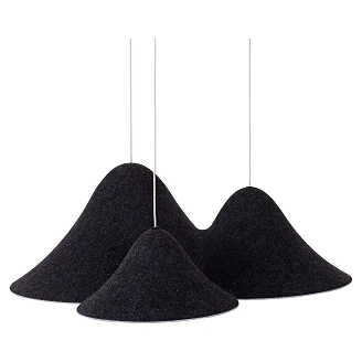 Hengende lampe <strong>Graphite</strong>  Tre Svart, Grå