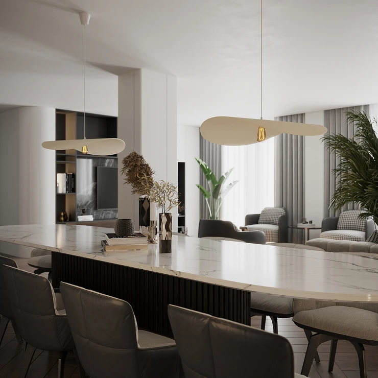 Hengende lampe Ryd Hvit