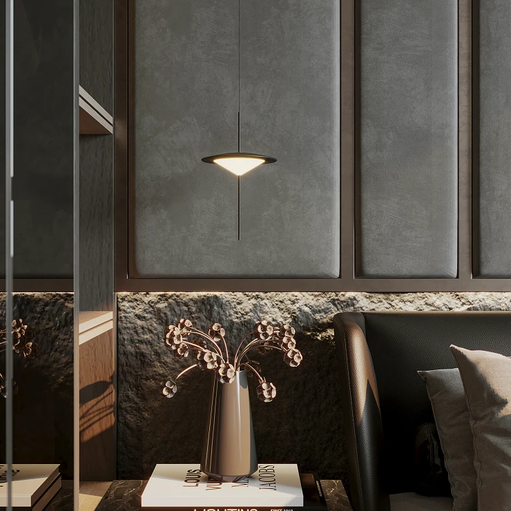 Hengende lampe Kvisle Svart Ø39 cm