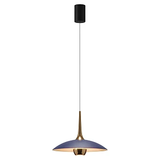 Hengende lampe <strong>Rimbo</strong>  Blå, Gull