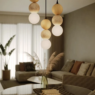 Hengende lampe <strong>Positano</strong>  Oransje, Beige