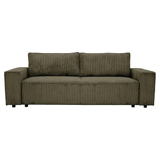Sovesofa <strong>Velmi</strong>  Lincoln Khakigrønn med Oppbevaring 239 cm