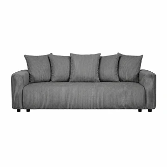 Sovesofa <strong>Brelva</strong>  Lincoln Antrasitt med Oppbevaring 228 cm