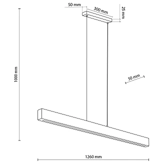 Hengelampe <strong>Sol</strong>  Tre Matt 126 cm