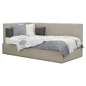 Sengeramme <strong>Kellor</strong>  Mørkebeige uten Oppbevaring 90x200 cm