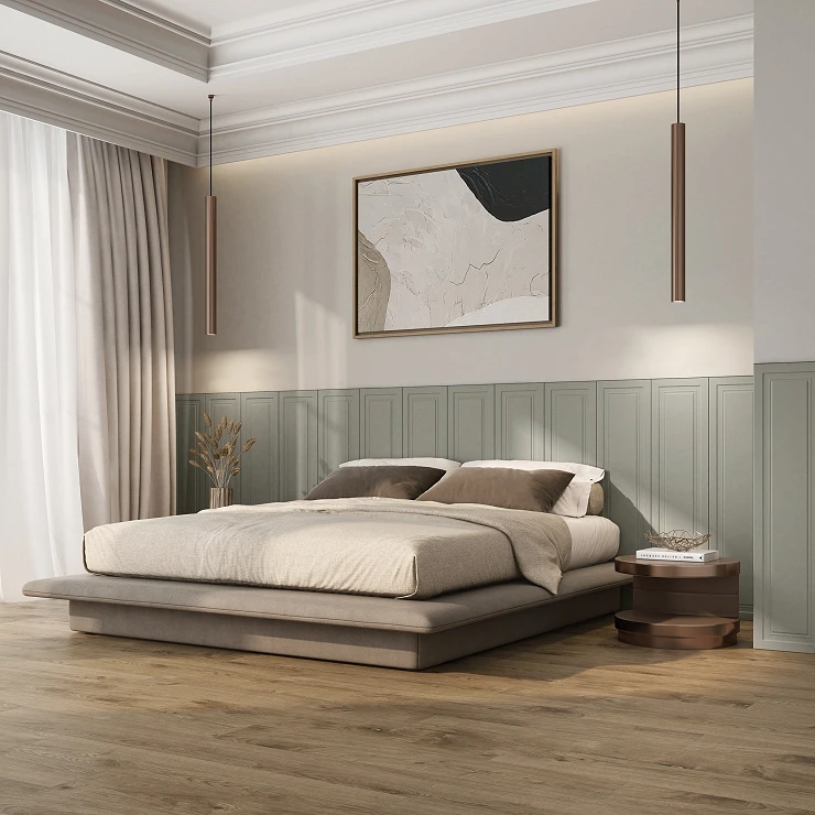 Veggflis Montreux Salviagrön Matt 30x120 cm
