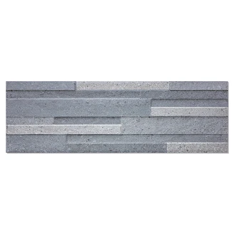 Veggflis <strong>Maren</strong>  Blå Matt Relieff 17x52 cm