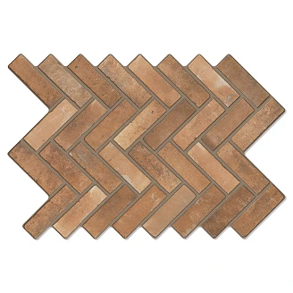 Gulvflis <strong>Ekliden</strong>  Brun Matt-Rustikk 40x60 cm