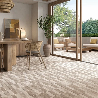 Gulvflis <strong>Dalen</strong>  Beige Matt-Rustikk 40x60 cm
