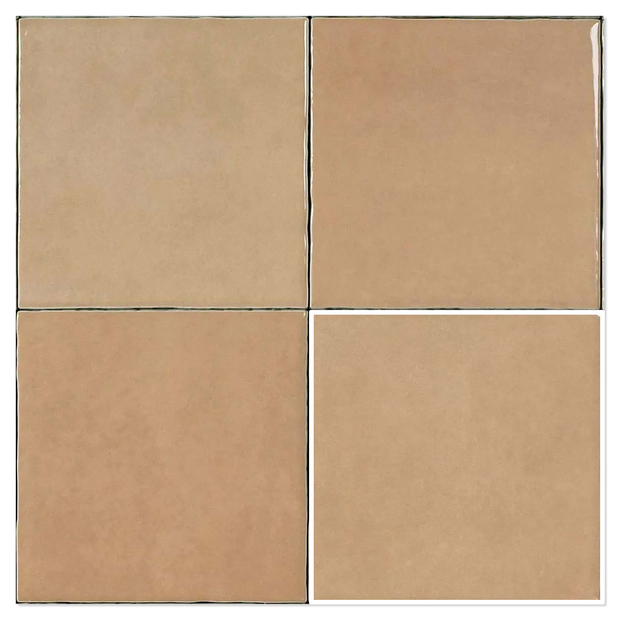 Estudio Veggflis Zellij Clay Blank 13x13 cm