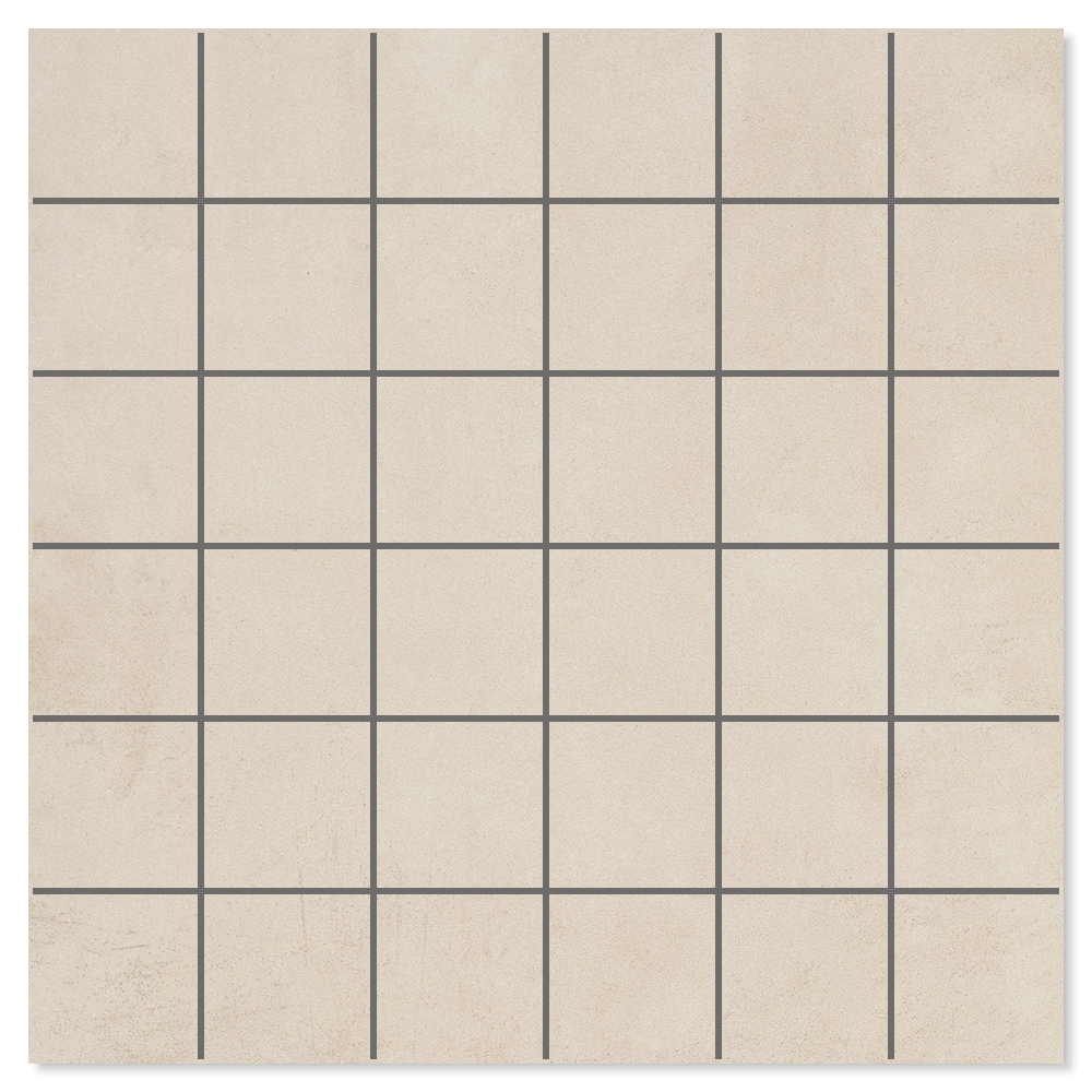 Mosaikk Gulvflis Direct Beige Matt 30x30 (5x5) cm