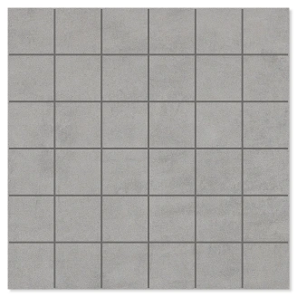 Mosaikk Gulvflis <strong>Direct</strong>  Mørk Grå Matt 30x30 (5x5) cm