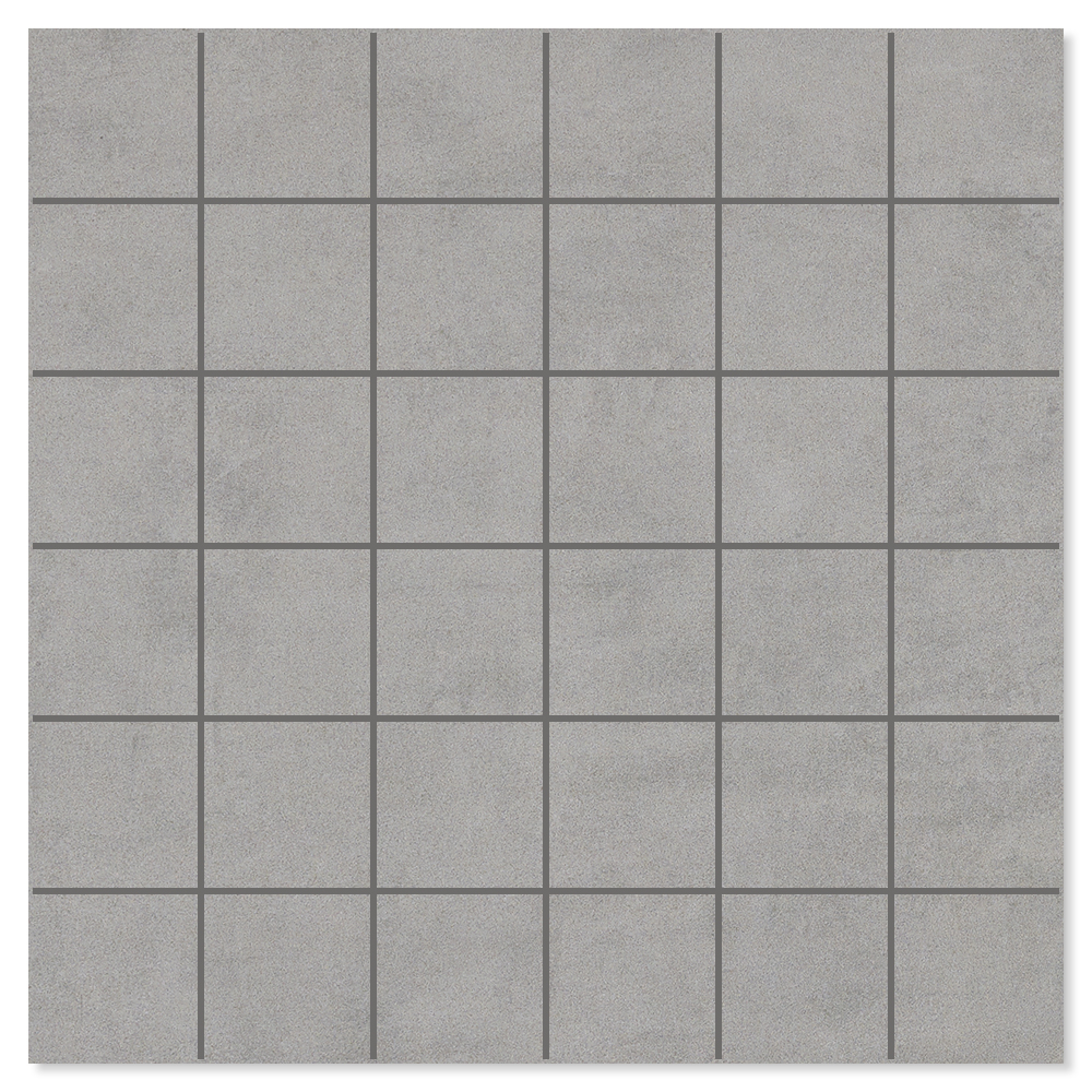 Mosaikk Gulvflis Direct Mørk Grå Matt 30x30 (5x5) cm