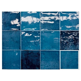 Gulvflis Zellige Blue Blank 12x12 cm