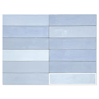 Gulvflis Zellige Artic Blank 7x28 cm