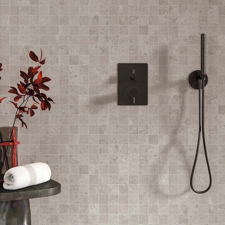 Novoceram Mosaikkflis Kairn Gris Matt 30x30 (5x5) cm