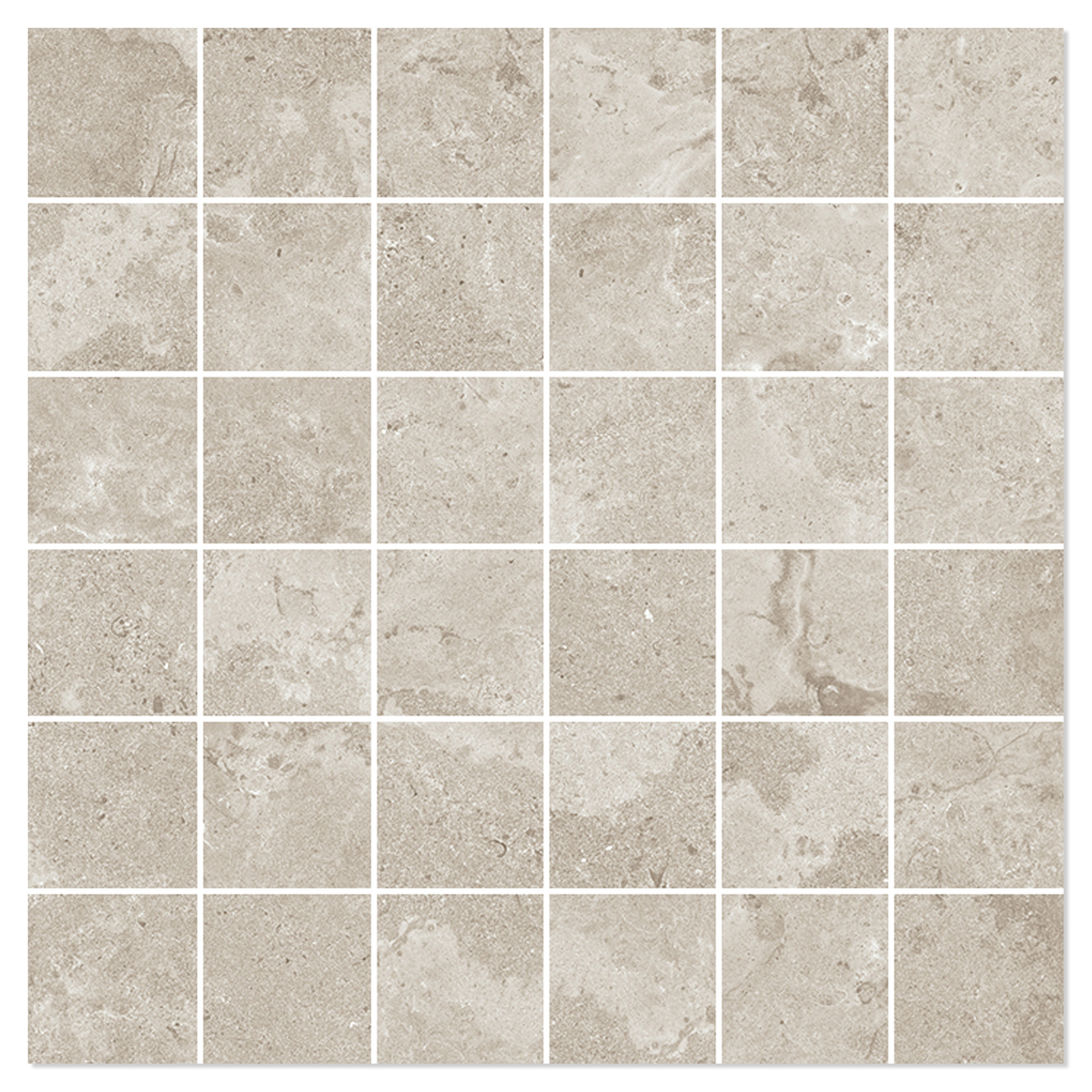 Novoceram Mosaikkflis Kairn Naturel Matt 30x30 (5x5) cm
