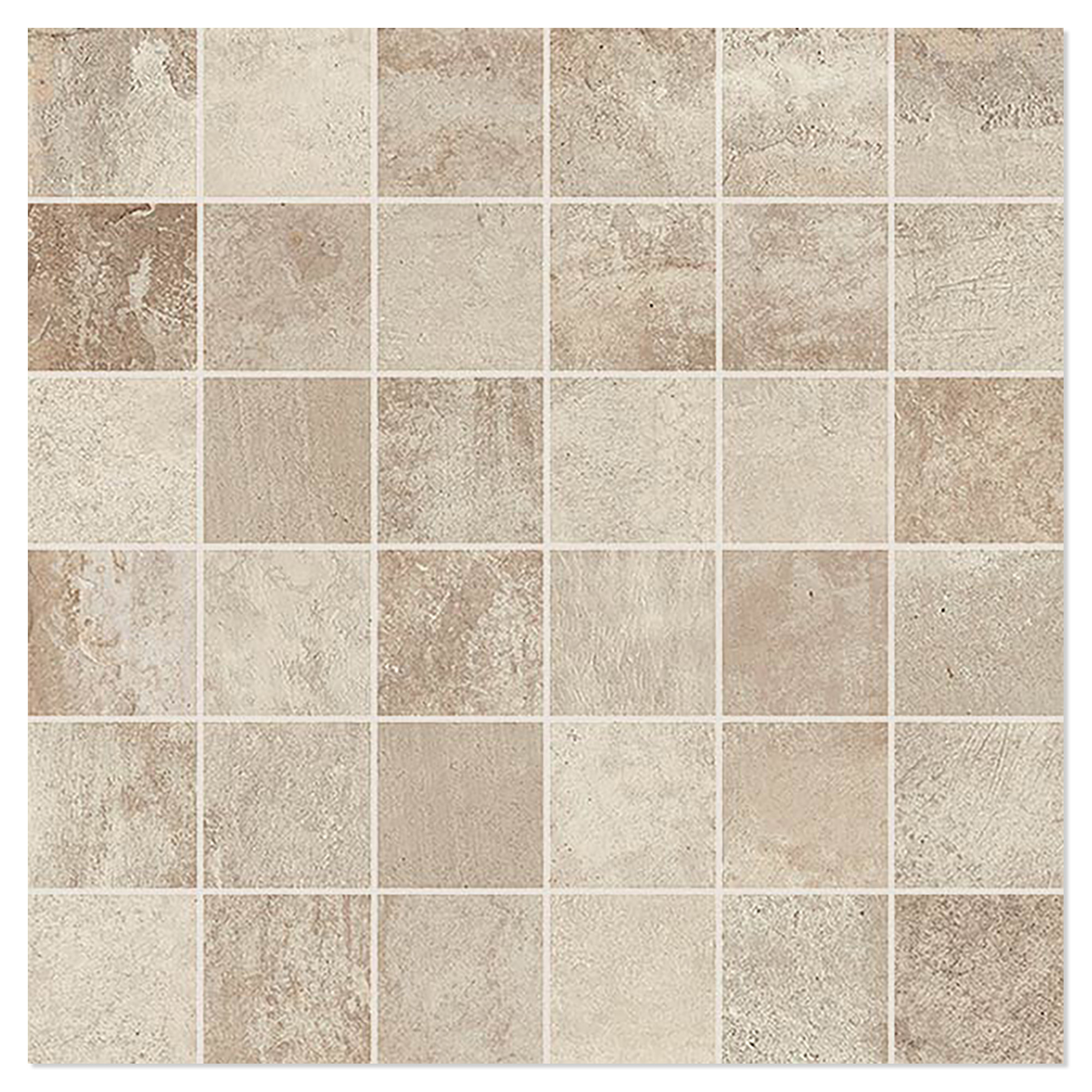 Novoceram Mosaikkflis Chateau Novoceram Ivoire Matt 30x30 (5x5) cm