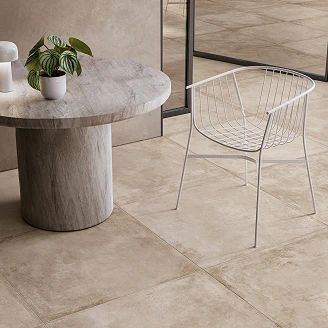 Novoceram Utendørsflis Chateau Ivoire Matt 80x80 cm Tykkelse 20 mm