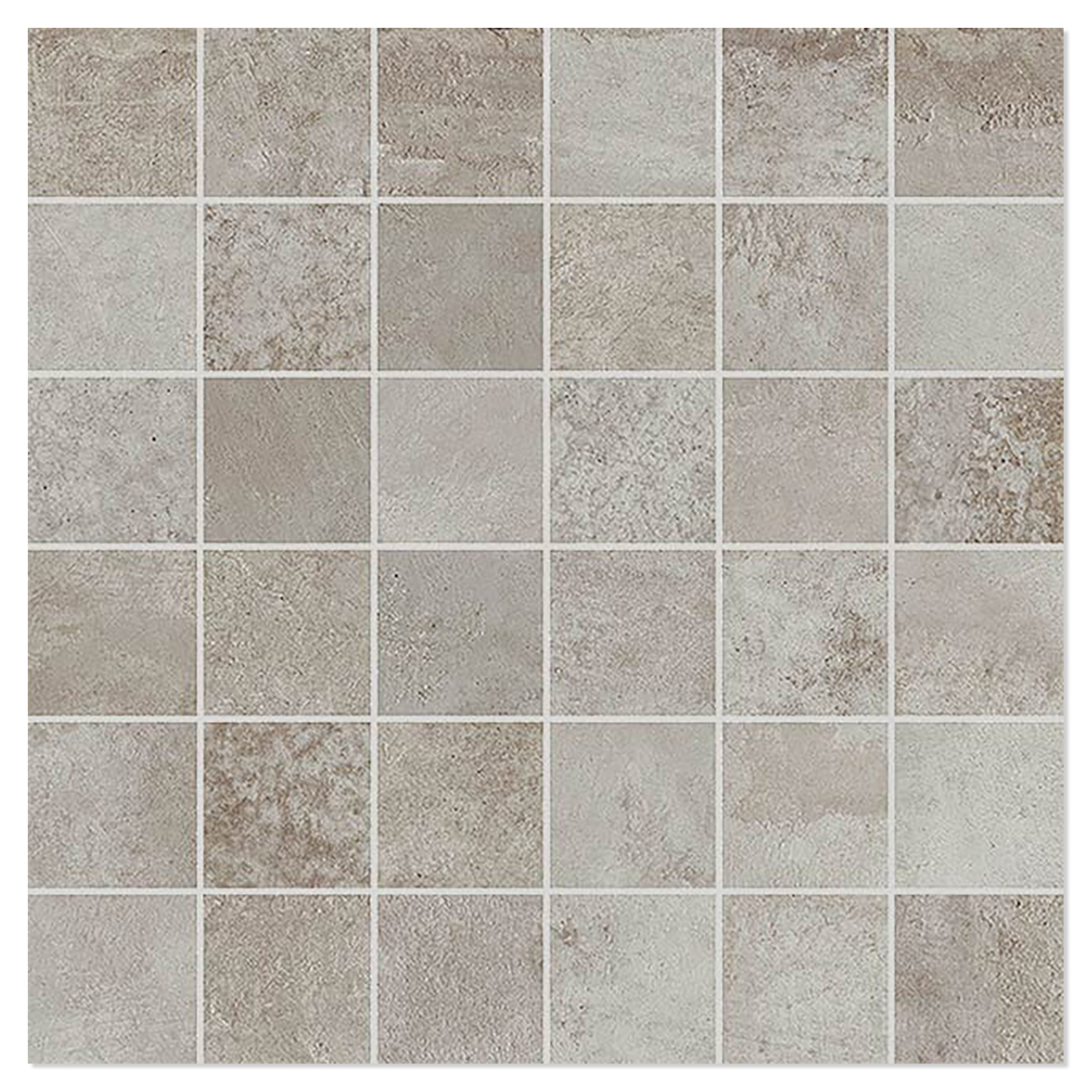 Novoceram Mosaikkflis Chateau Novoceram Gris Matt 30x30 (5x5) cm