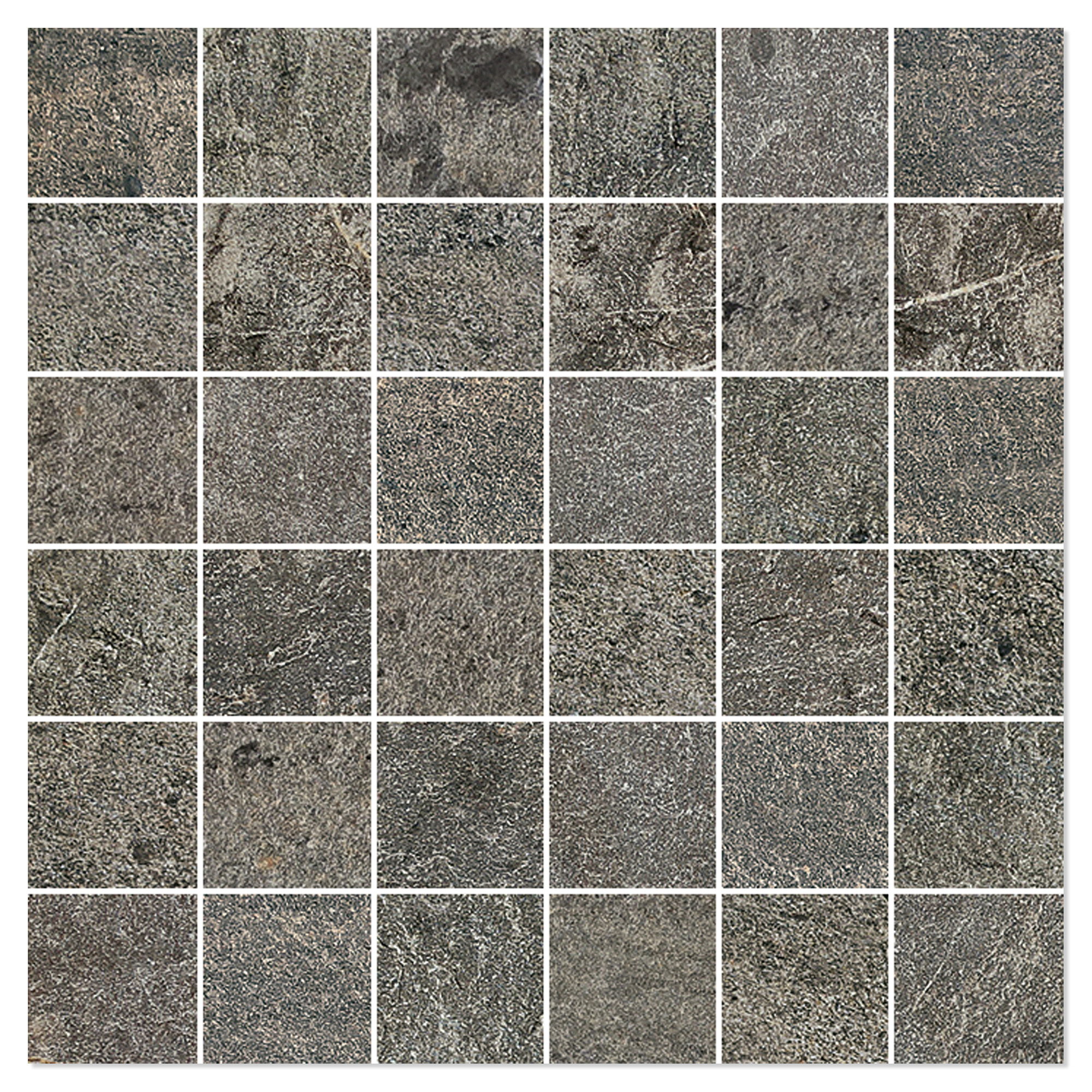 Novoceram Mosaikkflis Losa Graphite Matt 30x30 (5x5) cm