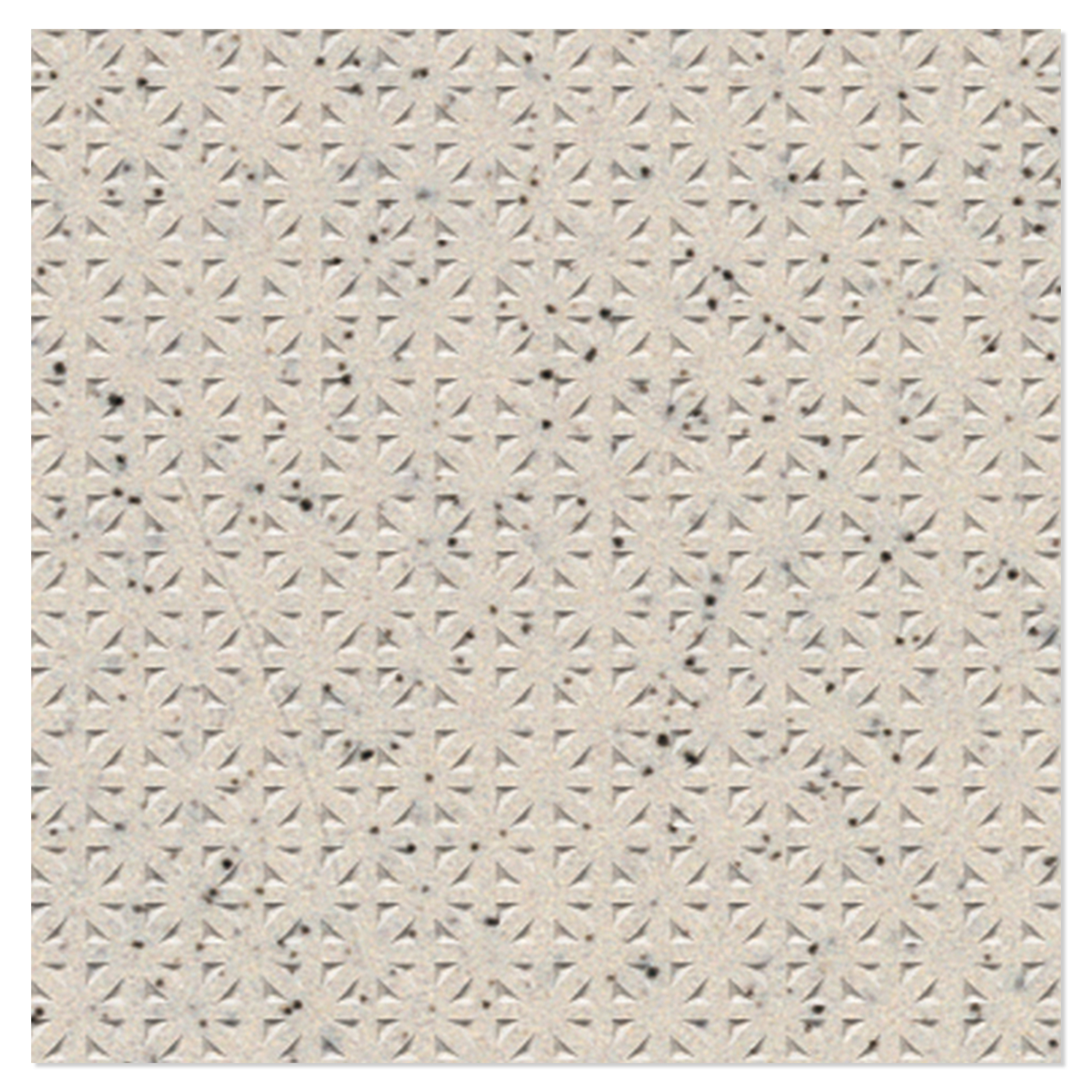 Novoceram Gulvflis Standard Blanc Noir Pointe De Diamant Matt 30x30 cm