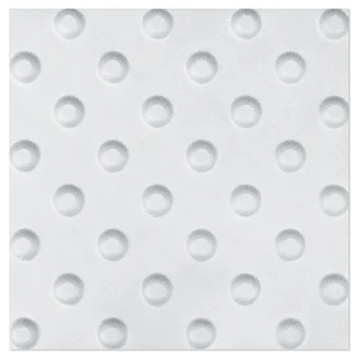 NovoceramTaktil Plate Blanc Matt 30x30 cm
