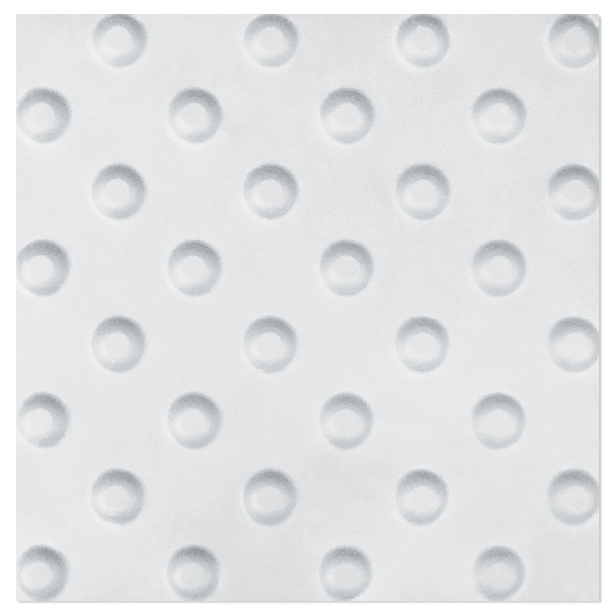 NovoceramTaktil Plate Blanc Matt 30x30 cm
