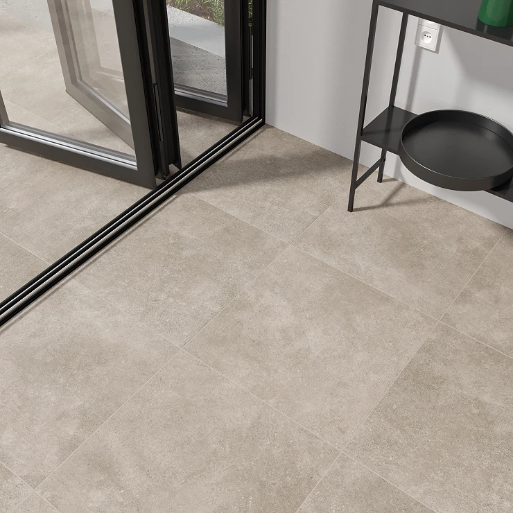 Utendørsflis Earthstone Beige Matt 60x60 cm Tykkelse 20 mm